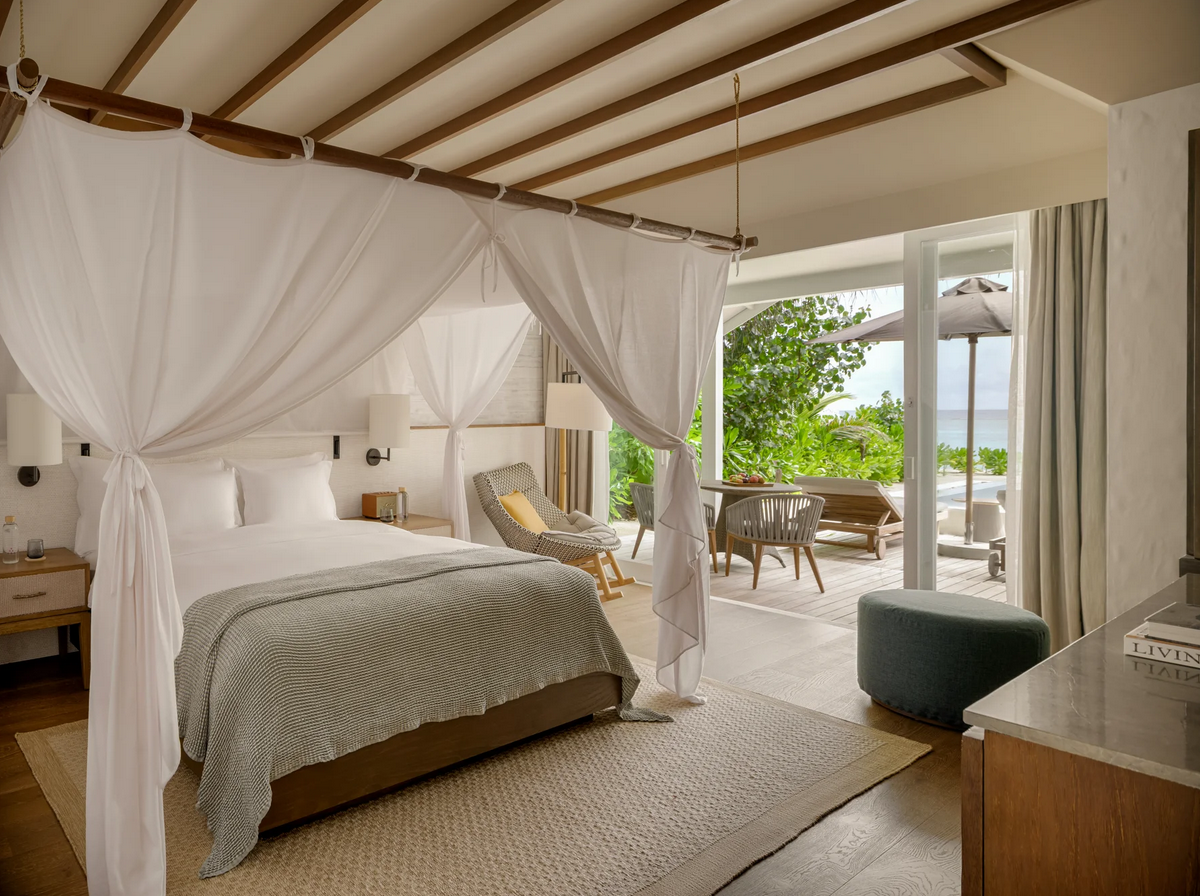 Beach Villa with Pool · One bedroom · beach plus plunge